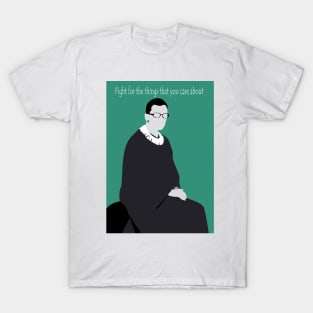 RBG poster Ruth BADER GINSBURG T-Shirt